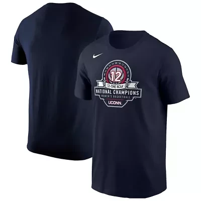 Connecticut Huskies NCAA Nike UConn 12-Time National s Women’s Basketball T-Shirt