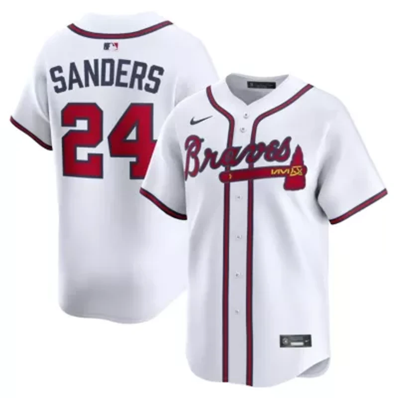 MLB Nike Deion Sanders Atlanta Braves Limited Player Jersey