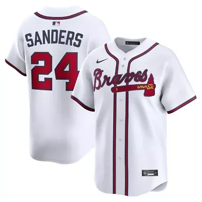 MLB Nike Deion Sanders Atlanta Braves Limited Player Jersey