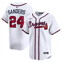 MLB Nike Deion Sanders Atlanta Braves Limited Player Jersey