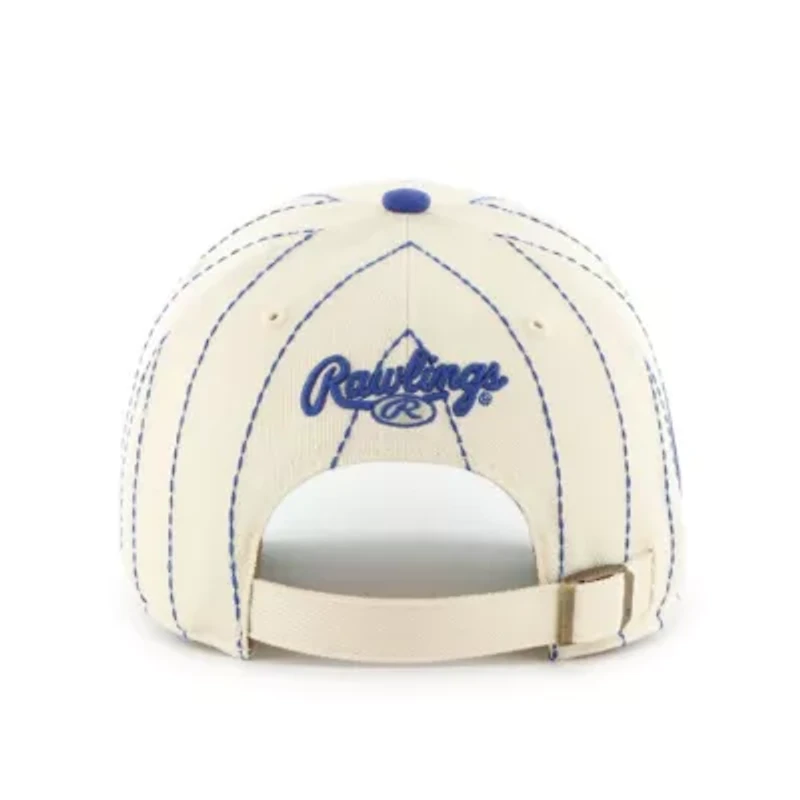 MLB x Natural/Royal Chicago Cubs Pinstripe Clean Up Adjustable Hat