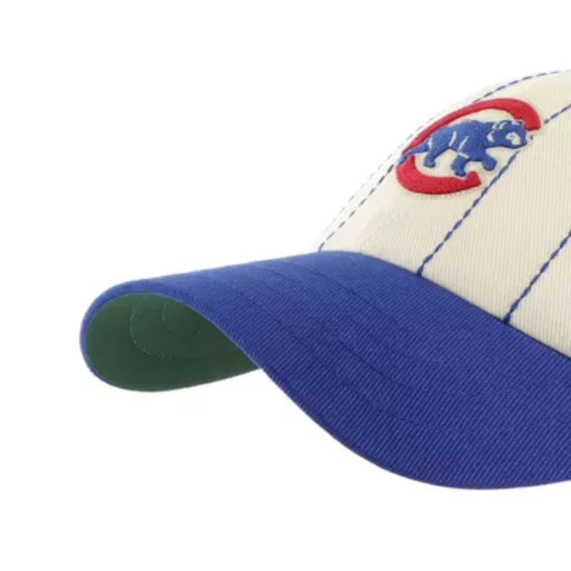 MLB x Natural/Royal Chicago Cubs Pinstripe Clean Up Adjustable Hat