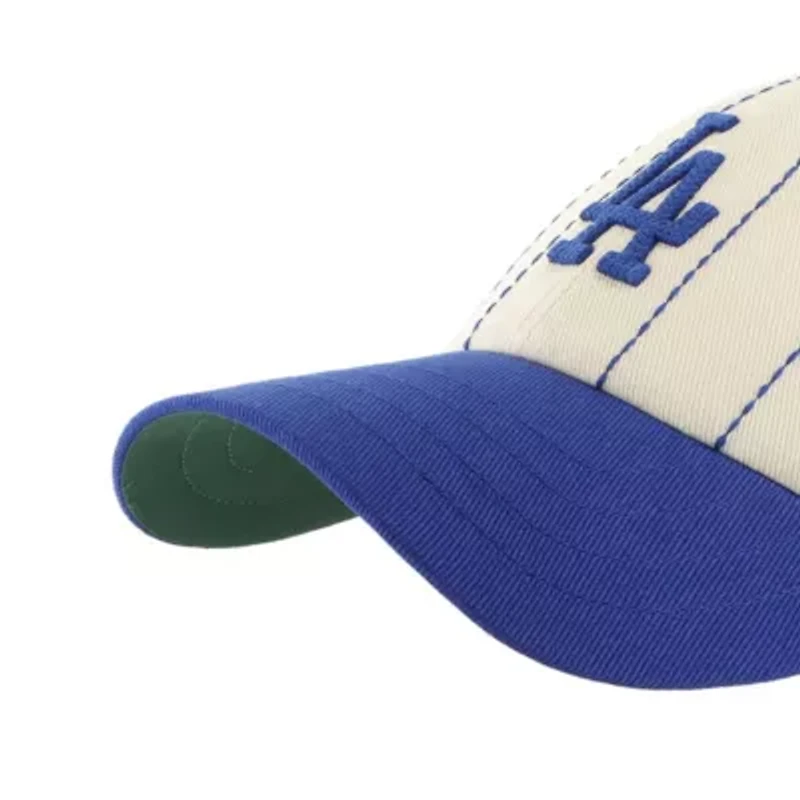 MLB x Natural/Royal Los Angeles Dodgers Pinstripe Clean Up Adjustable Hat