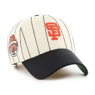 MLB x Natural/Black San Francisco Giants Pinstripe Clean Up Adjustable Hat