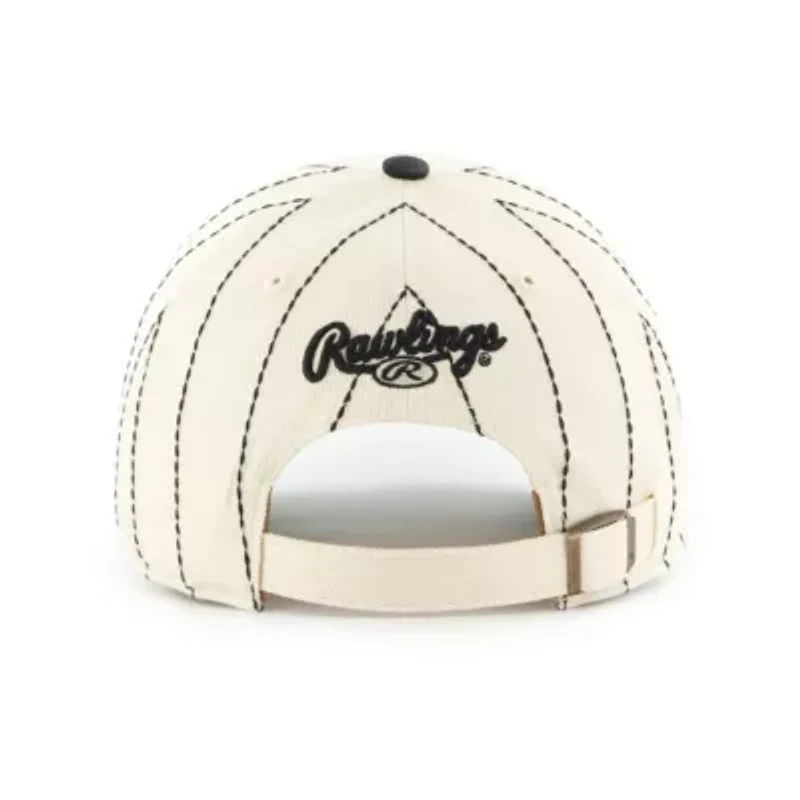 MLB x Natural/Black San Francisco Giants Pinstripe Clean Up Adjustable Hat