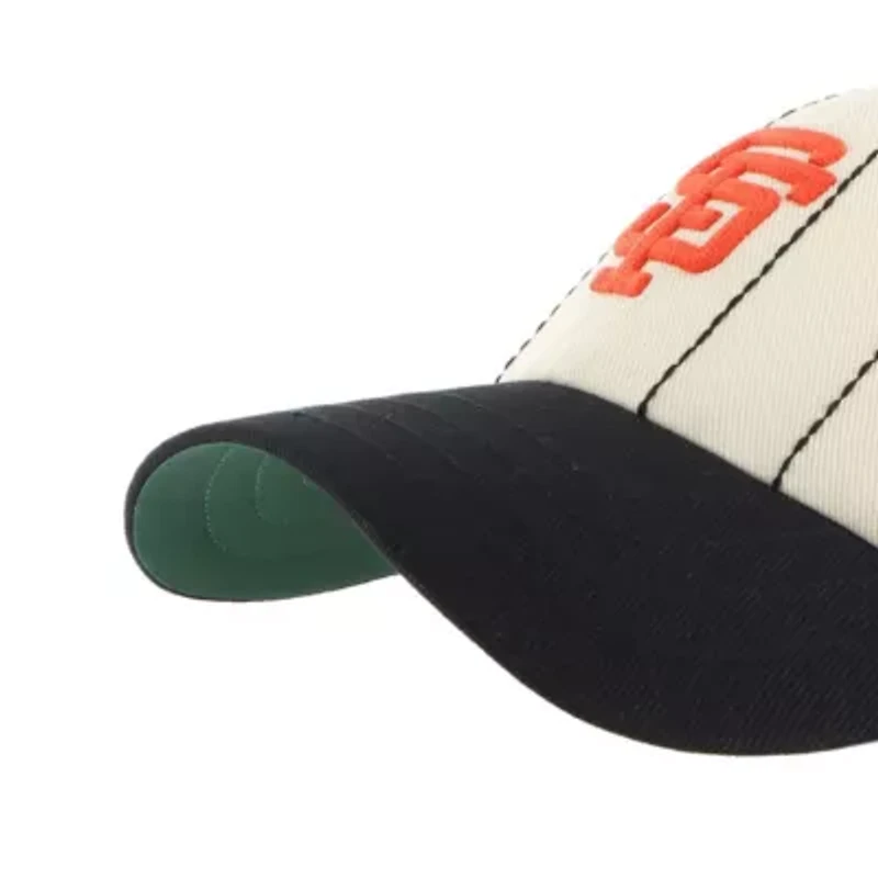 MLB x Natural/Black San Francisco Giants Pinstripe Clean Up Adjustable Hat
