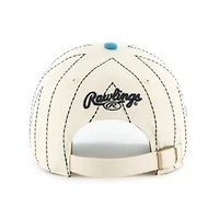 MLB x Natural/Teal Seattle Mariners Pinstripe Clean Up Adjustable Hat