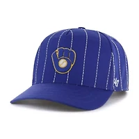 MLB x Milwaukee Brewers Pinstripe Hitch Adjustable Hat