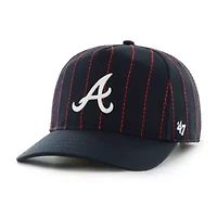 MLB x Atlanta Braves Pinstripe Hitch Adjustable Hat