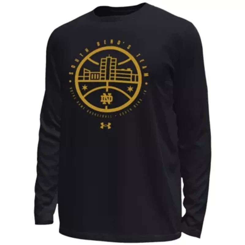 NCAA Under Armour Notre Dame Fighting Irish The Bend Stretch Long Sleeve T-Shirt