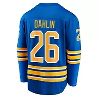 NHL Fanatics Rasmus Dahlin Buffalo Sabres Home Captain Patch Breakaway Jersey