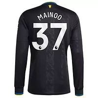 International Clubs Kobbie Mainoo Manchester United 2025/26 Third Replica Long Sleeve Player Jersey
