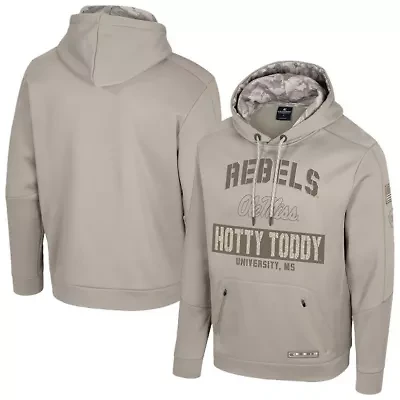 NCAA Ole Miss Rebels Big & Tall Operation Hat Trick Battalion Hoodie Sweatshirt