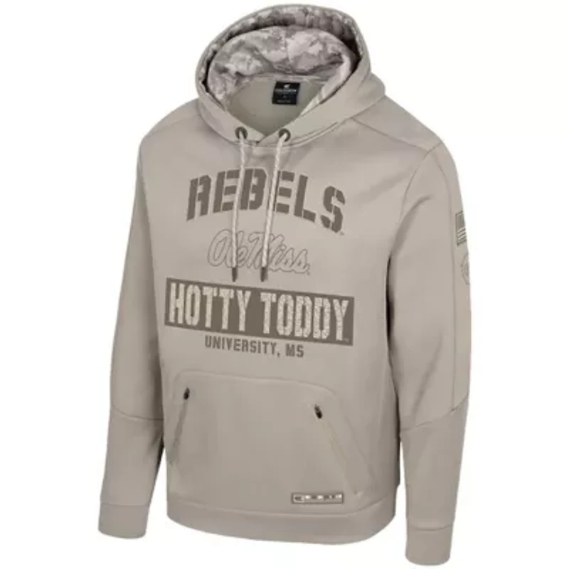 NCAA Ole Miss Rebels Big & Tall Operation Hat Trick Battalion Hoodie Sweatshirt