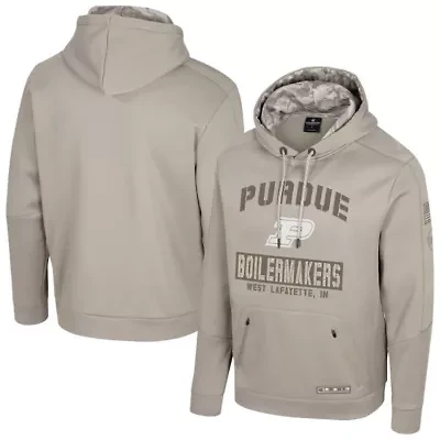 NCAA Purdue Boilermakers Big & Tall Operation Hat Trick Battalion Hoodie Sweatshirt