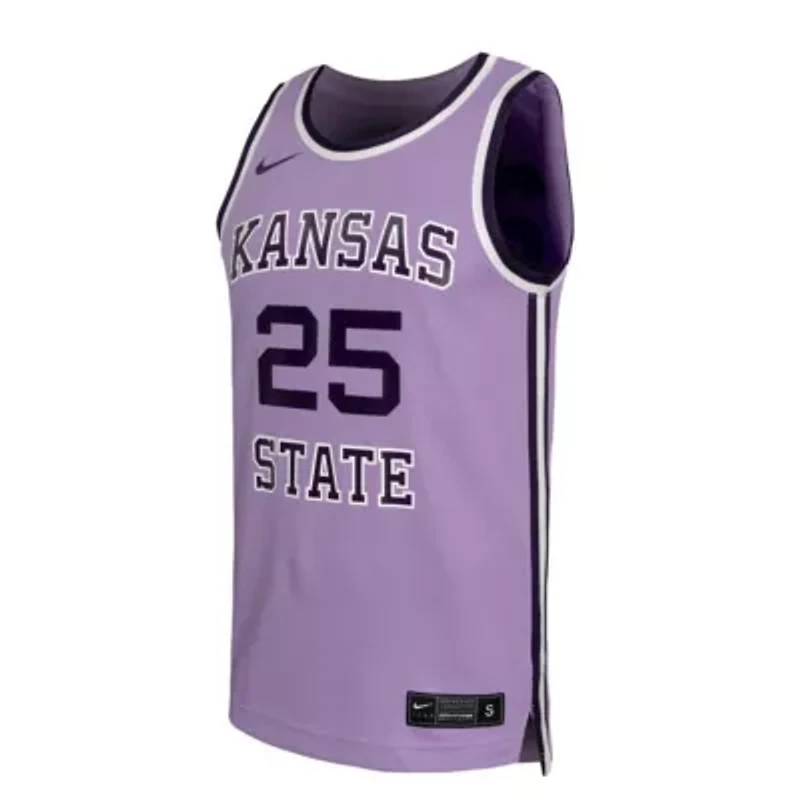 NCAA Nike #25 Kansas State Wildcats Replica Basketball Jersey