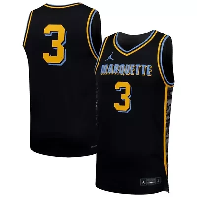 NCAA Nike #3 Marquette Golden Eagles Replica Basketball Jersey