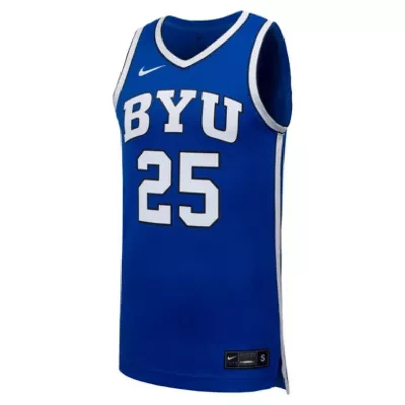 NCAA Nike #25 BYU Cougars Replica Basketball Jersey
