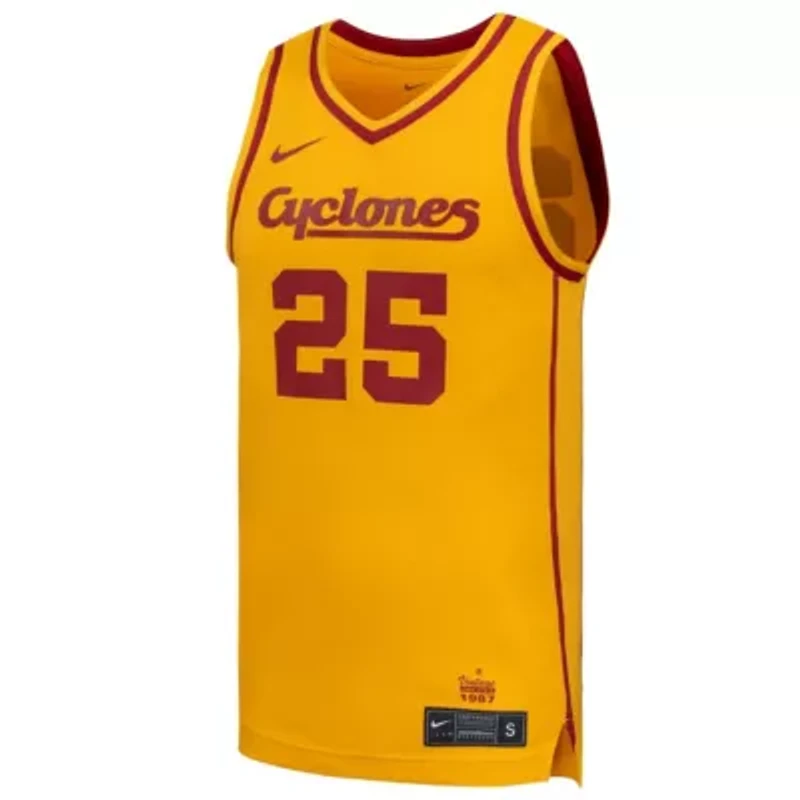 NCAA Nike #25 Iowa State Cyclones Replica Basketball Jersey