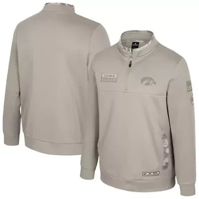 NCAA Iowa Hawkeyes Operation Hat Trick Battalion Quarter-Zip Pullover