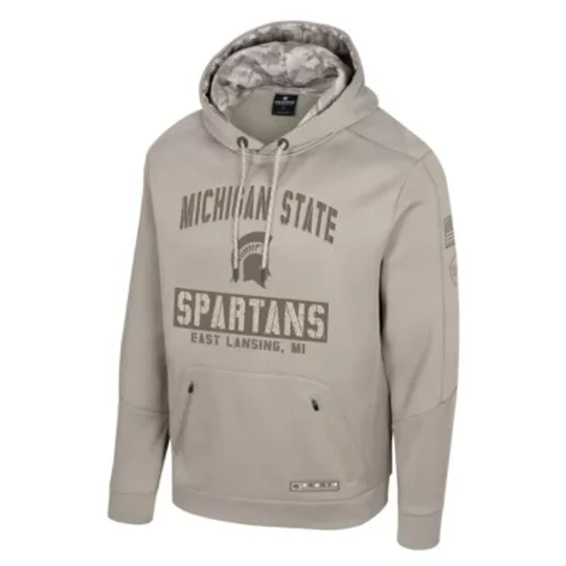 NCAA Michigan State Spartans Operation Hat Trick Battalion Hoodie