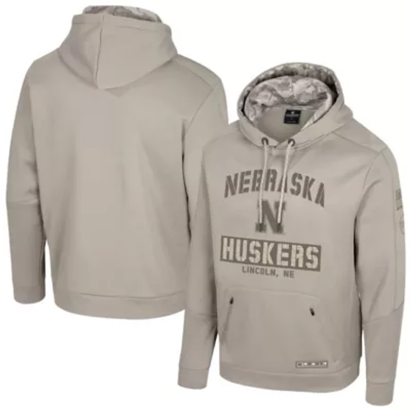 NCAA Nebraska Huskers Operation Hat Trick Battalion Hoodie