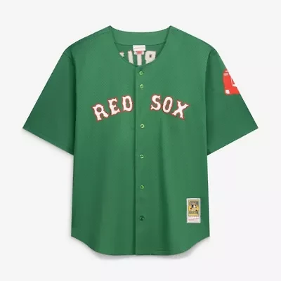 Boston Red Sox MLB David Ortiz Kelly Big & Tall Cooperstown Collection Mesh Batting Practice Jersey