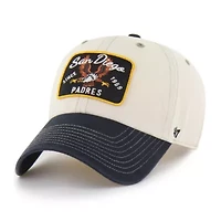 MLB Natural/Black San Diego Padres Keepsake Collection Clean Up Adjustable Hat