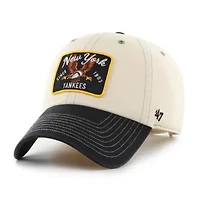 MLB Natural/Black New York Yankees Keepsake Collection Clean Up Adjustable Hat
