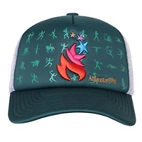 IOC Atlanta 1996 Olympic Games Trucker Adjustable Hat