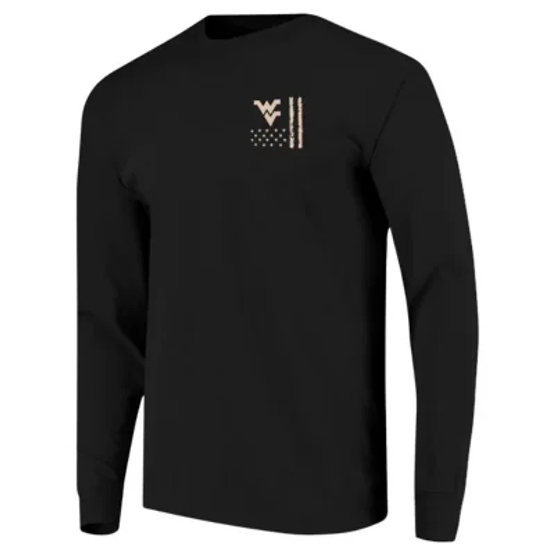 NCAA West Virginia Mountaineers OHT Overlay Long Sleeve T-Shirt