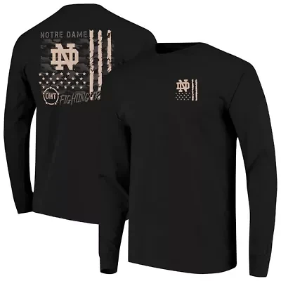 NCAA Notre Dame Fighting Irish OHT Overlay Long Sleeve T-Shirt