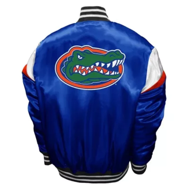 NCAA Franchise Club Florida Gators Power Satin Full-Snap Jacket