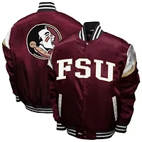 NCAA Franchise Club Florida State Seminoles Power Satin Full-Snap Jacket