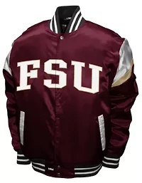 NCAA Franchise Club Florida State Seminoles Power Satin Full-Snap Jacket