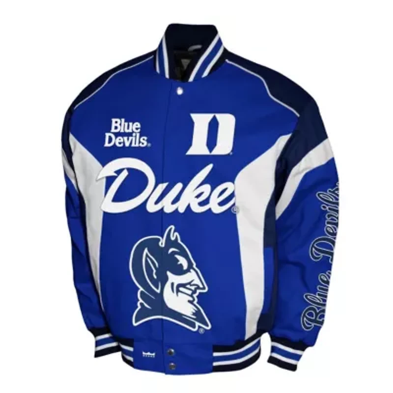 Duke Blue Devils NCAA Franchise Club Driven Full-Zip Twill Jacket