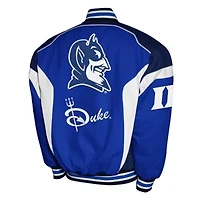 Duke Blue Devils NCAA Franchise Club Driven Full-Zip Twill Jacket