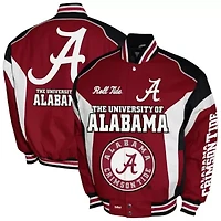 Alabama Crimson Tide NCAA Franchise Club Driven Full-Zip Twill Jacket