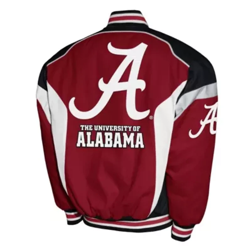 Alabama Crimson Tide NCAA Franchise Club Driven Full-Zip Twill Jacket