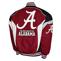 Alabama Crimson Tide NCAA Franchise Club Driven Full-Zip Twill Jacket