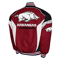 NCAA Franchise Club Arkansas Razorbacks Driven Full-Zip Twill Jacket