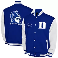 Duke Blue Devils NCAA Franchise Club Fleece Varsity Full-Snap Jacket