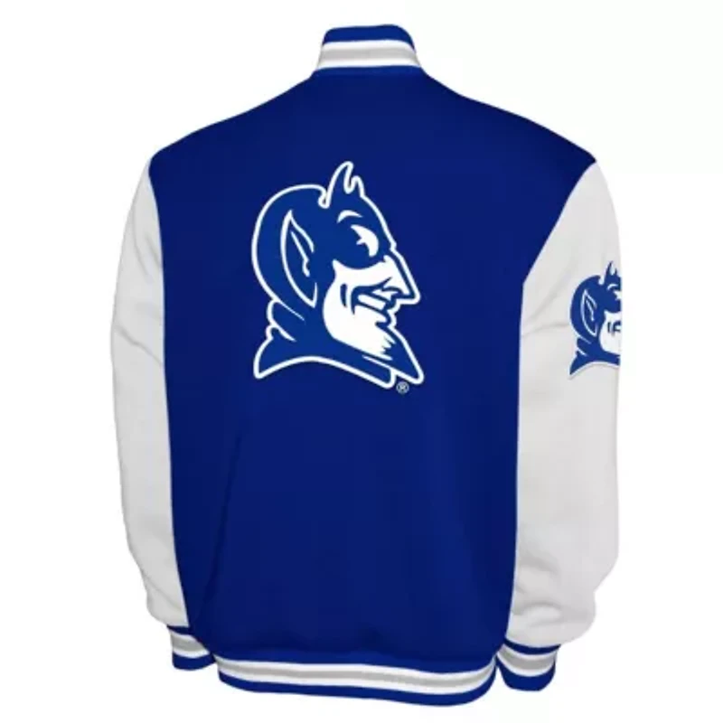 Duke Blue Devils NCAA Franchise Club Fleece Varsity Full-Snap Jacket