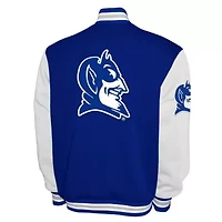 Duke Blue Devils NCAA Franchise Club Fleece Varsity Full-Snap Jacket