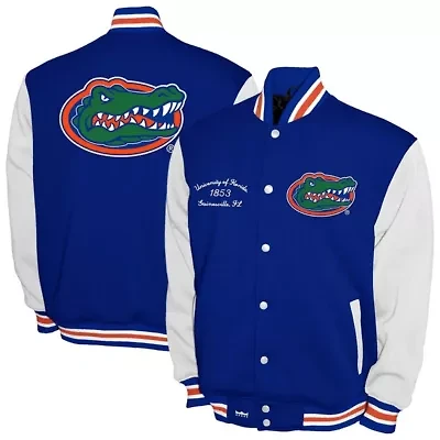 NCAA Franchise Club Florida Gators Fleece Varsity Full-Snap Jacket