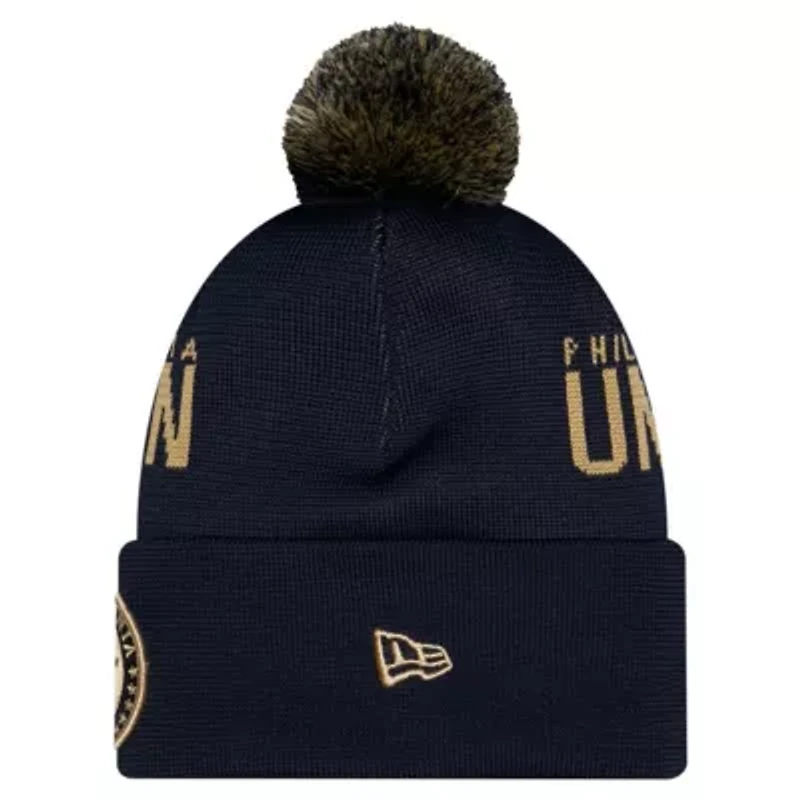 MLS Philadelphia Union 2026 Jersey Hook Cuffed Knit Hat with Pom
