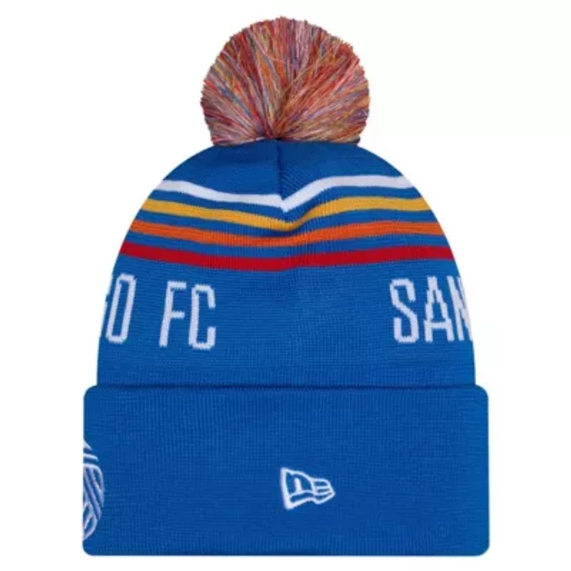 MLS San Diego FC 2026 Jersey Hook Cuffed Knit Hat with Pom