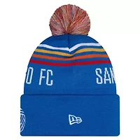 MLS San Diego FC 2026 Jersey Hook Cuffed Knit Hat with Pom