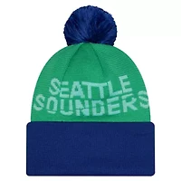 MLS Seattle Sounders FC 2026 Jersey Hook Cuffed Pom Knit Hat