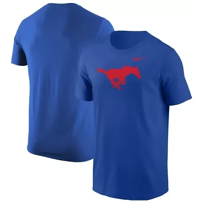 NCAA Nike SMU Mustangs Primary Logo T-Shirt